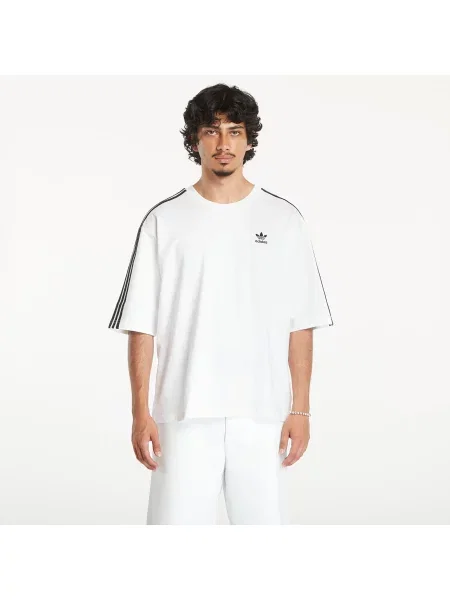 Adidas T-Shirt adicolor Oversize biały
