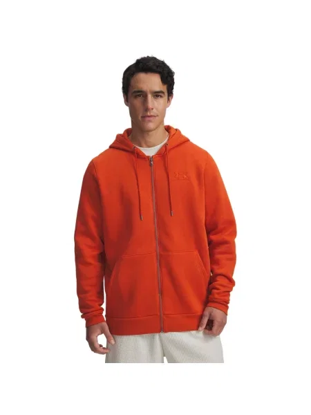 UNDER ARMOUR bluza na z kapturem Icon L pomarańczowa