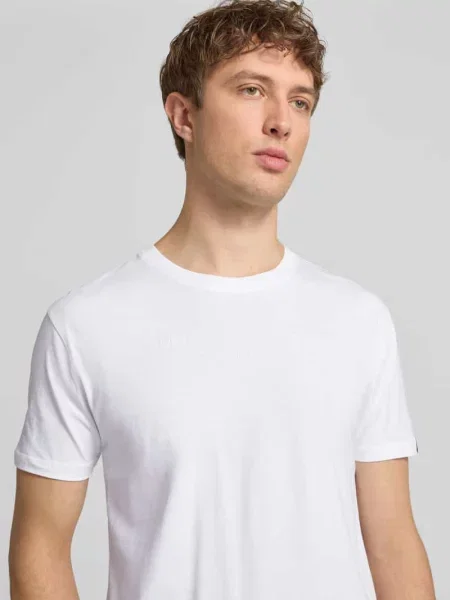 T-shirt z bawełny Alpha Industries biała