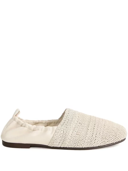 Kožne loaferice 12 Storeez bijela