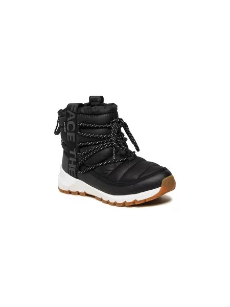 Trekové boty The North Face Thermoball Lace Up black/gardenia white černé