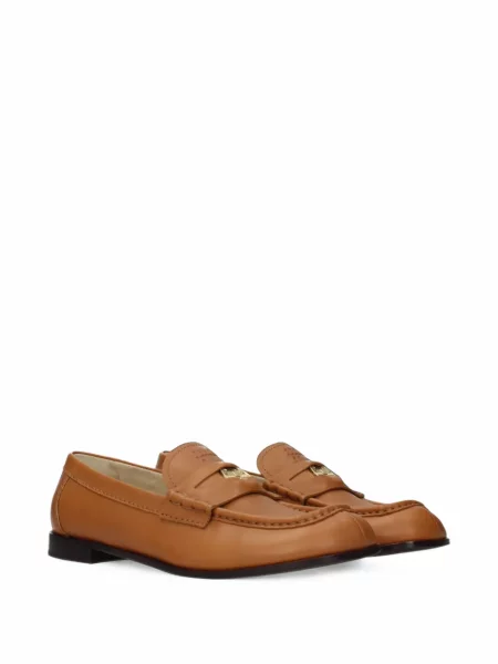 Pantofi loafer Miu Miu maro