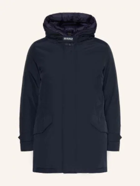 Woolrich Péřová Parka Polar tmavě modrá