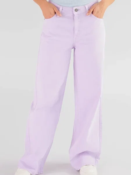 Прямі джинси Guess Jeans бузковий