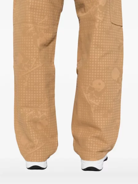 Pantaloni Mastermind Japan cu imagine maro