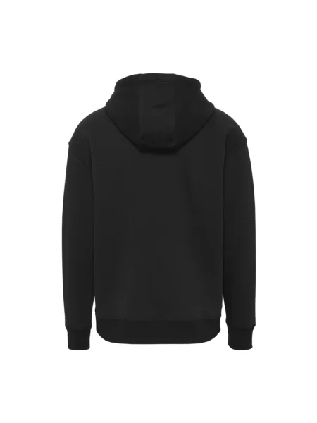 Bluza z kapturem Tommy Jeans z kapturem z autografem czarna