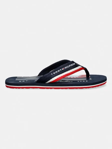 Pánske žabky Tommy Hilfiger Patch Print desert sky biela