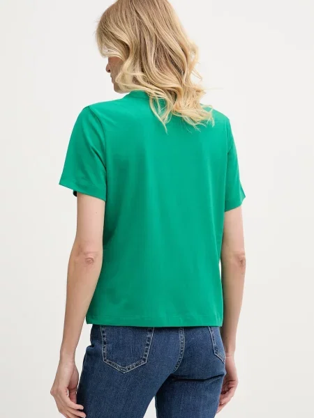 Tommy Hilfiger T-shirt z bawełną zielona