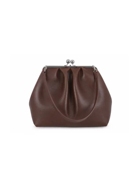 Torba podróżna Weekend Max Mara skórzana brązowa