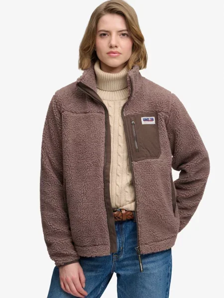 Superdry & Co Prechodná bunda HERITAGE hnedá