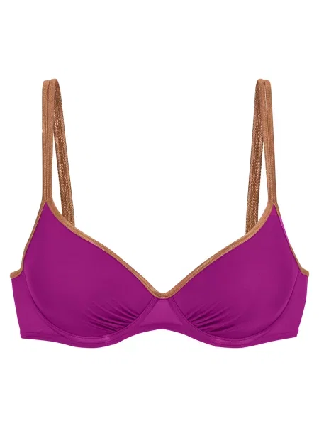 BRUNO BANANI Sutien costum de baie ruginiu / lila maro