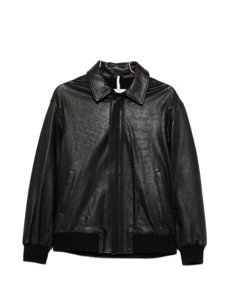 Geanta de piele Nour Hammour negru