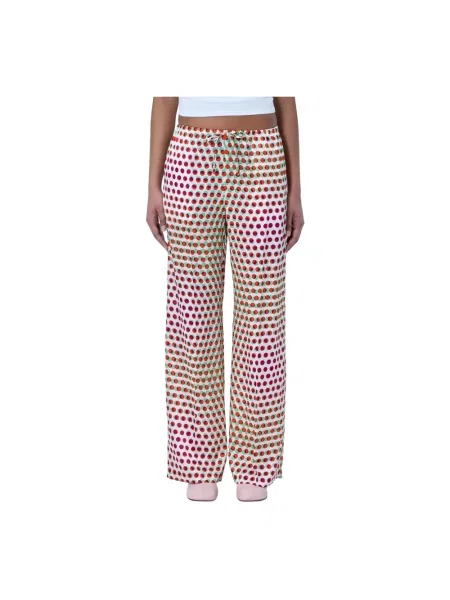 Spodnie Dries Van Noten czerwone