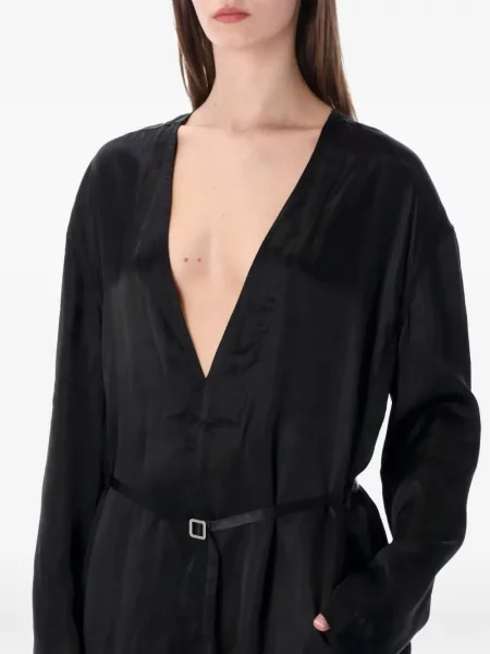 Salopetă Rick Owens lungă negru