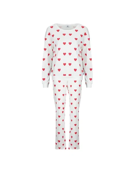 Pižama Petit Bateau bela