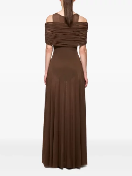 Rochie maxi Atu Body Couture de costum maro