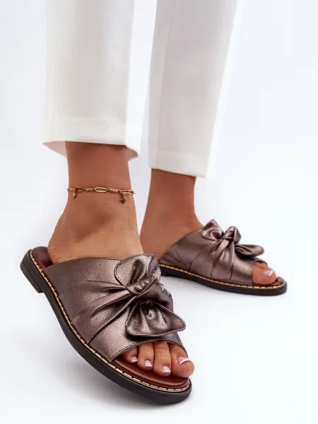 Сандали Boto с плосък ток бяло