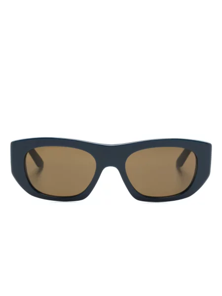 Ochelari de soare Alexander Mcqueen Eyewear cu imprimeu geometric albastru