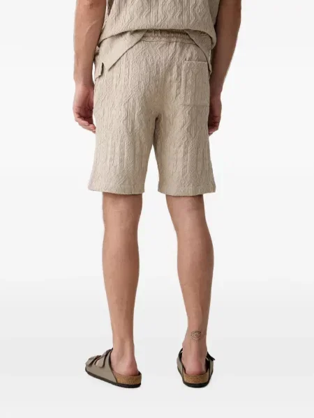 Pantaloni scurți Lindbergh din jacard cu cordon