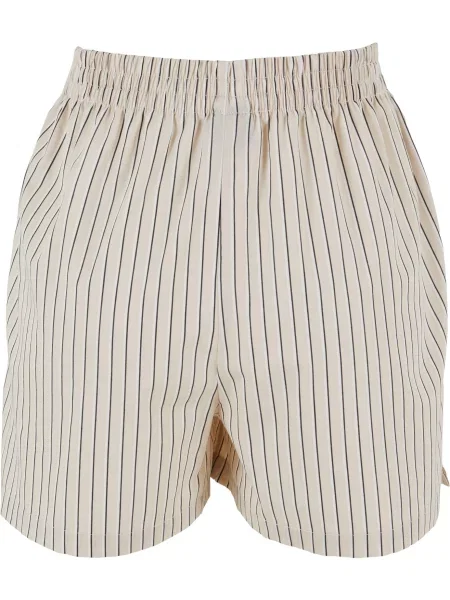 Urban Classics Pantaloni bej / negru alb