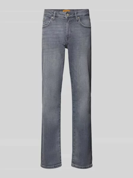 Jeansy o kroju regular fit z mieszanki bawełny Only & Sons