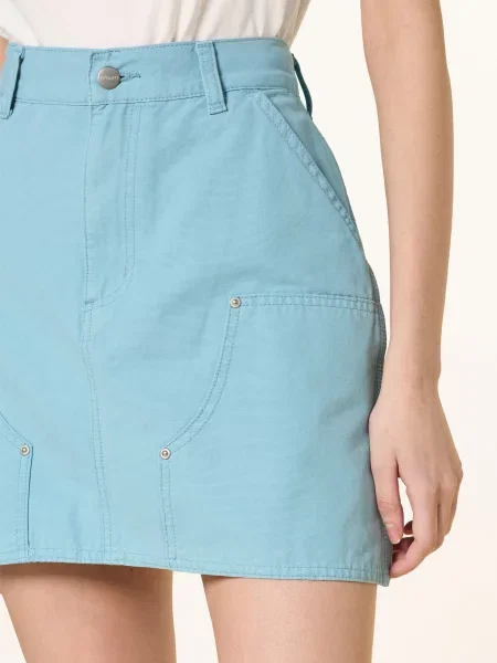 Carhartt Wip Džínová Sukně Maeve tmavě modrá