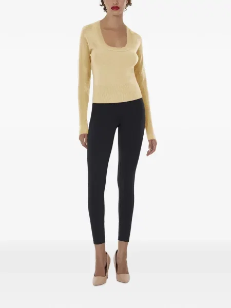 Lung pulover Wolford tricotate maro