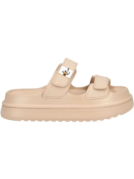 Pantofle Steve Madden béžové