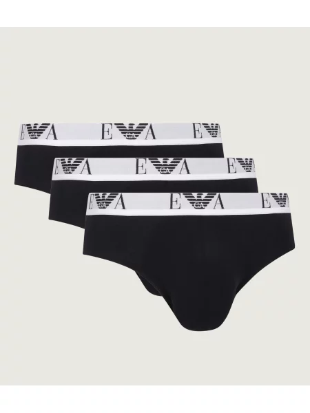 Emporio Armani 3 db-os bugyi szett fekete