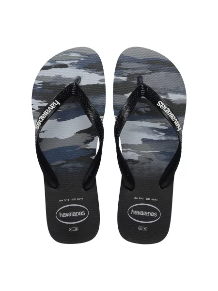 HAVAIANAS Ujjelválasztó-pántos szandál sötétkék / sötétszürke / fekete fehér