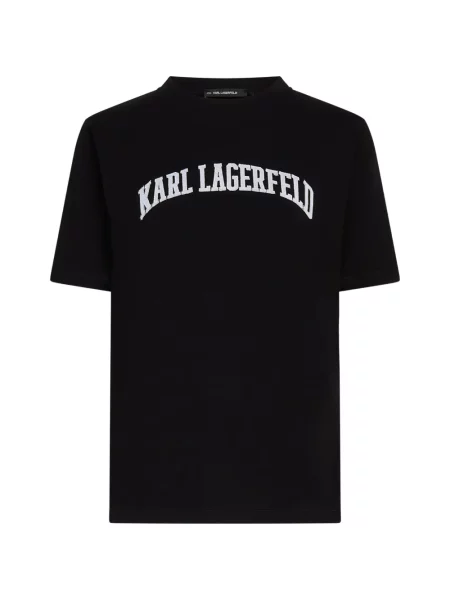 Tricou Karl Lagerfeld cu imagine negru