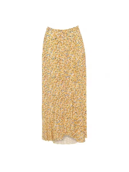 Spódnica American Dreams w kwiatki żółta