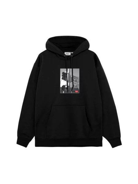 Bluza z kapturem Obey czarna