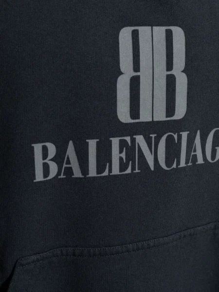 Hoodie Balenciaga μαύρο