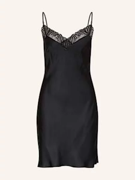 Chantelle Negliż Legend Z Satyny schwarz czarna