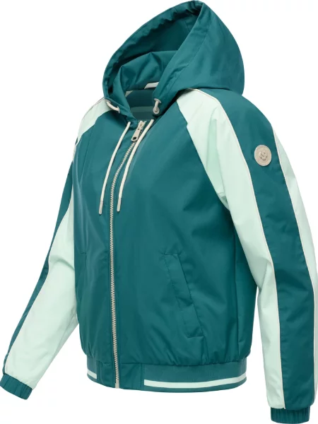 Ragwear Geacă funcțională petrol / mentă verde