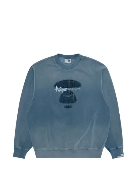 Pulover Aape By A Bathing Ape cu imagine albastru