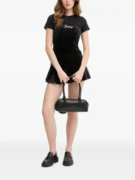 Rochie mini Juicy Couture cu volane negru