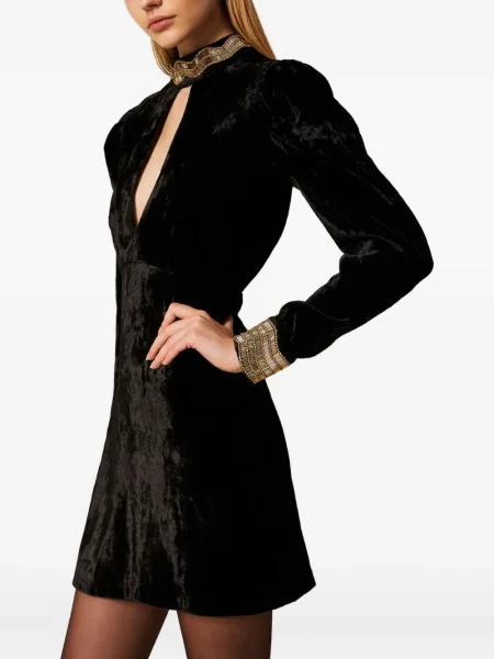 Rochie mini Twinset de costum negru