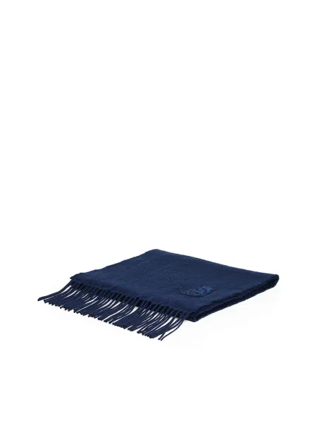 Fular Tommy Hilfiger de lână albastru