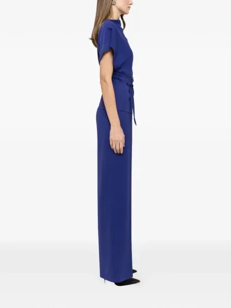 Pantaloni Nissa albastru