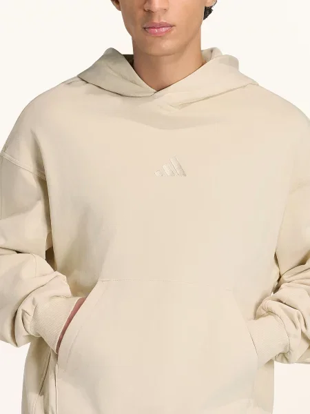 Adidas Mikina S Kapucí béžová
