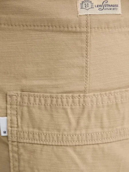 Proste jeansy Levi's 501 w paski ze stretchu dzwony niebieskie