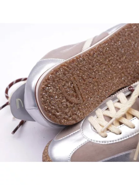 Sneakersy Puraai zamszowe szare