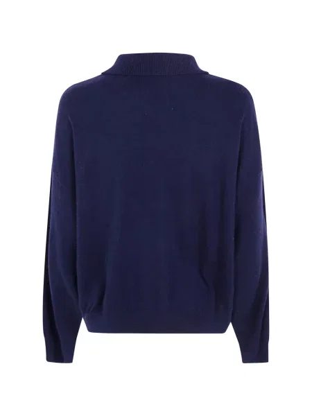 Gulerat lung pulover Seventy albastru