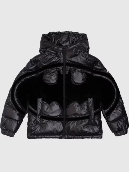 Дитячий пуховик Solander з нашивкою логотипа Moncler Enfant чорний