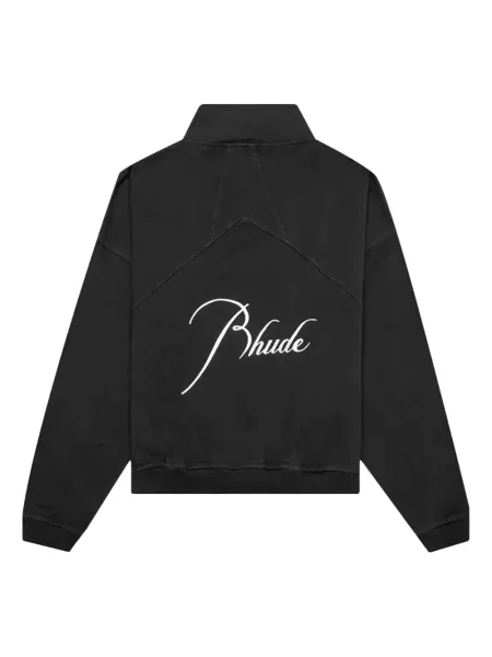 Hanorac Rhude cu broderie negru