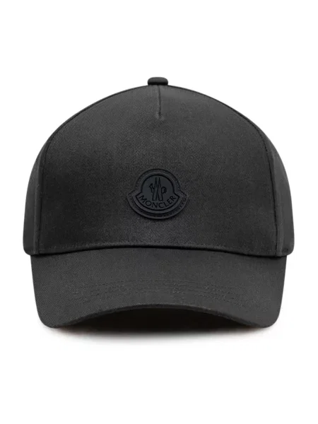Czapka z daszkiem Moncler czarna