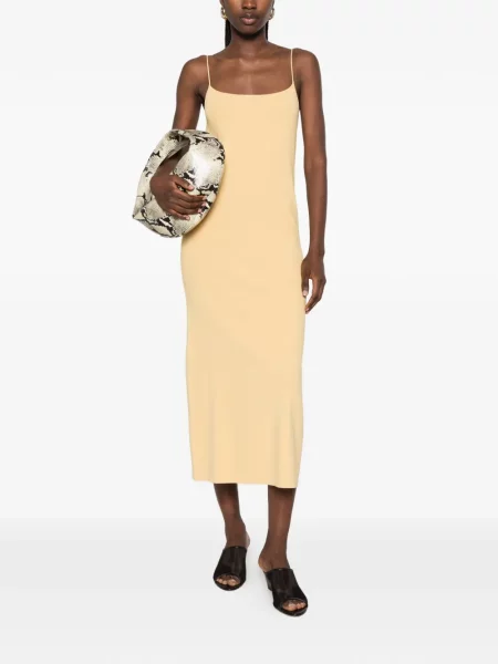 Rochie midi The Frankie Shop galben