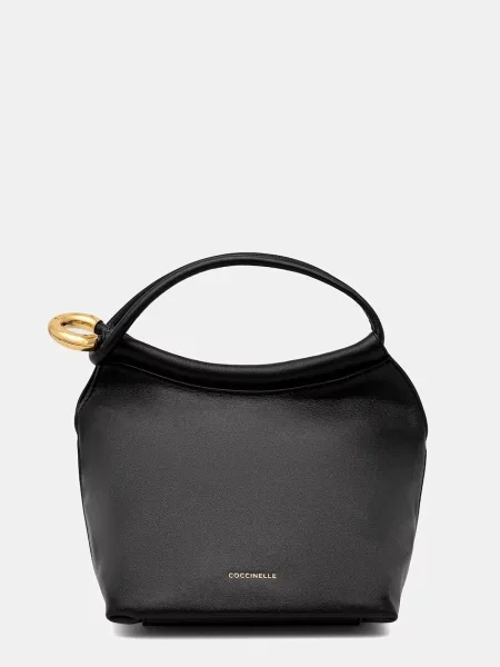 Coccinelle bőr táska FINN POUCH E1 UAA 58 01 01 fekete